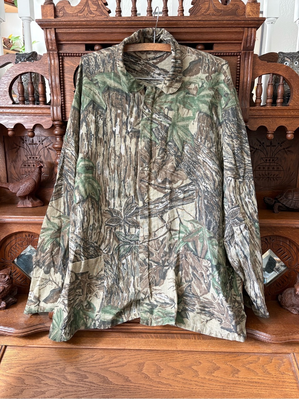 Realtree vintage retro camo hunting lightweight shirt